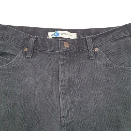 Mens Black Lee Casual JeansW34 L30
