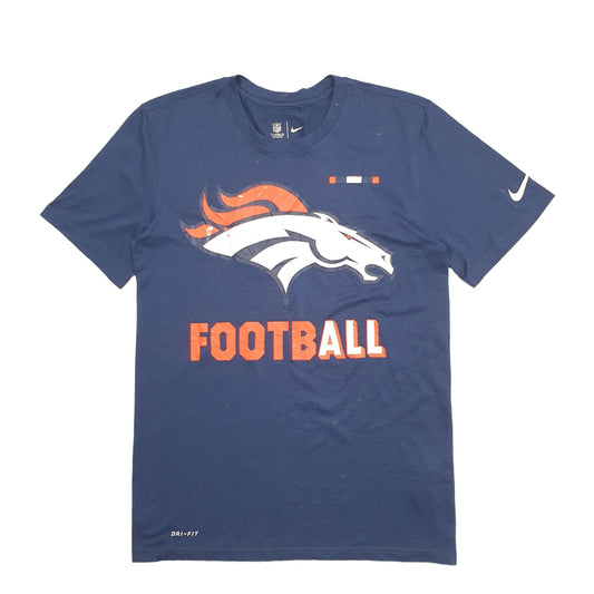 Mens Navy Nike NFL Football Dri-Fit Short Sleeve T Shirt