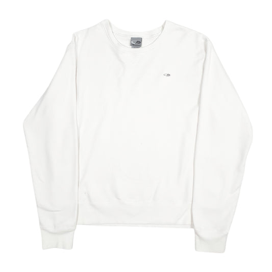 Mens White Champion Crewneck Jumper