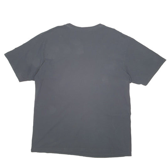 Mens Black Adidas Spellout Logo Short Sleeve T Shirt