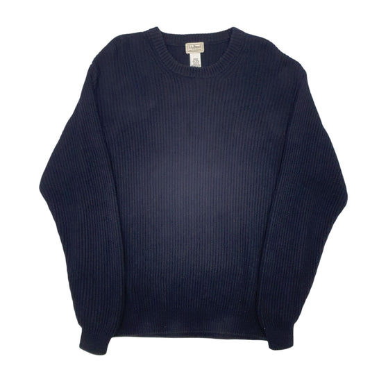 Mens Black L.L Bean Knitwear Crewneck Jumper