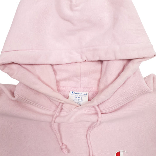 Mens Pink Champion Hoodie Jumper