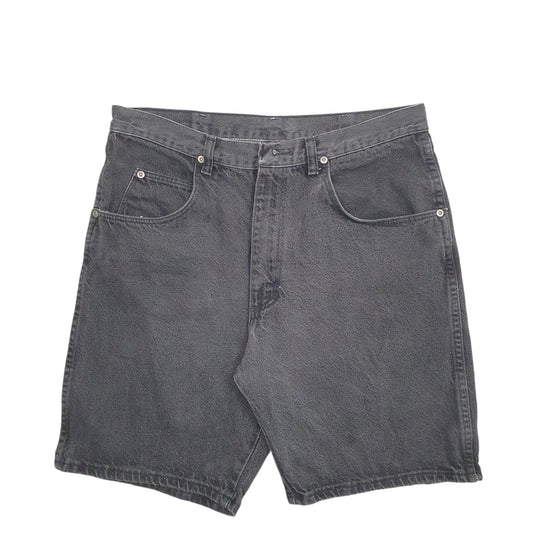 Mens Black Wrangler Denim Jeans Jorts Denim Shorts