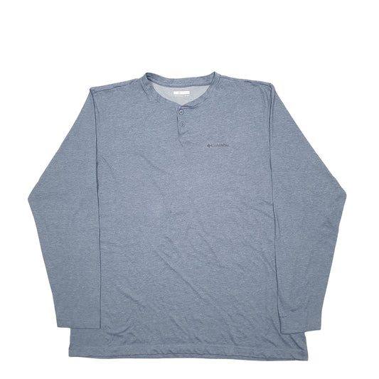 Mens Blue Columbia Sportswear Long Sleeve T Shirt