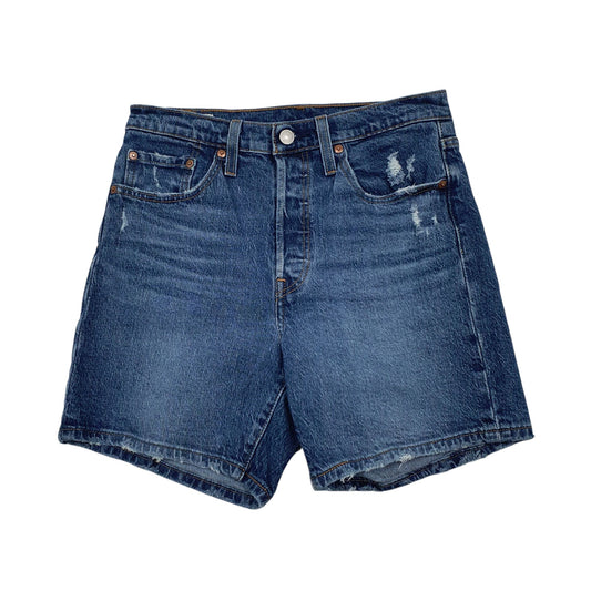 Womens Blue Levis 501 Denim Shorts