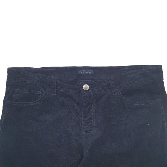 Womens Navy Tommy Hilfiger Corduroy Trousers