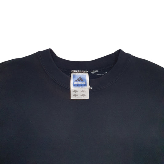 Mens Black Adidas Crewneck Jumper