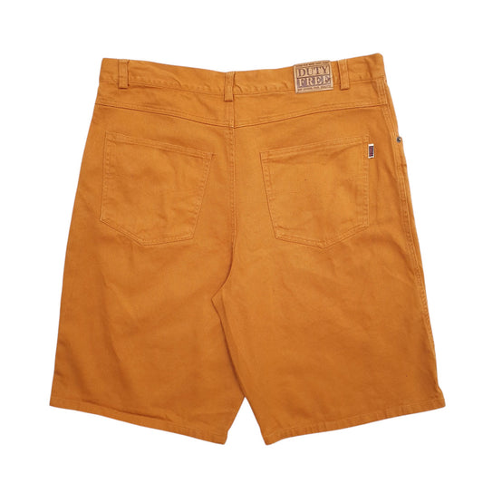 Mens Brown Duty Free Denim Shorts