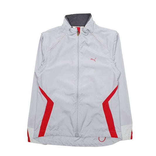 Womens Grey Puma Hoodie Coat