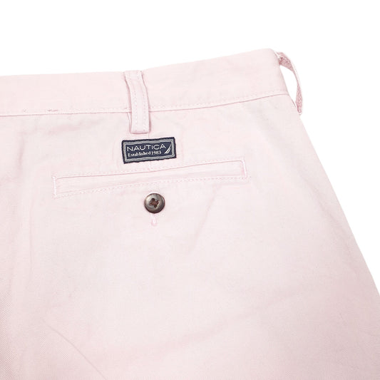 Mens Pink Nautica Chino Shorts