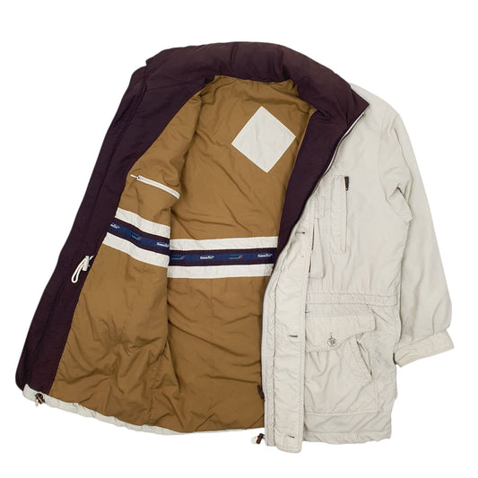 Mens Cream Lakeland Concealed Hood SympaTex Coat