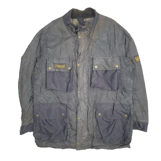 Mens Black Belstaff Trialmaster XL500 Vintage 1980s Coat