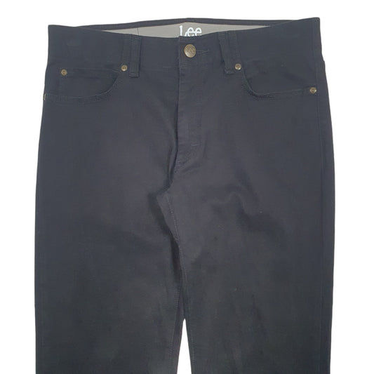Mens Black Lee Slim JeansW32 L32