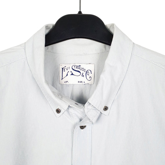 Mens Blue Levis Long Sleeve Shirt