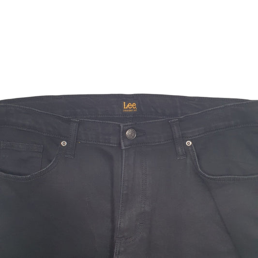 Womens Black Lee Husky Casual JeansW34 L30