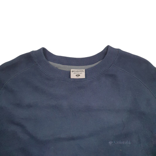 Mens Navy Columbia Crewneck Jumper