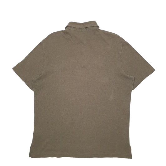Mens Khaki Polo Ralph Lauren Short Sleeve Polo Shirt