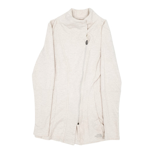Womens Cream The North Face Full Zip Jumper