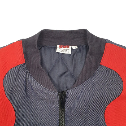 Mens Blue Marsh Quilted Lined French Clemessy Gilet Two In One Coat