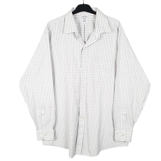 Mens White Brooks Brothers Regent Long Sleeve Shirt