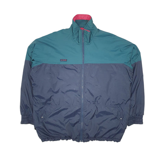 Mens Navy Columbia Sportswear Company Vintage 90s Made In Korea Coat
