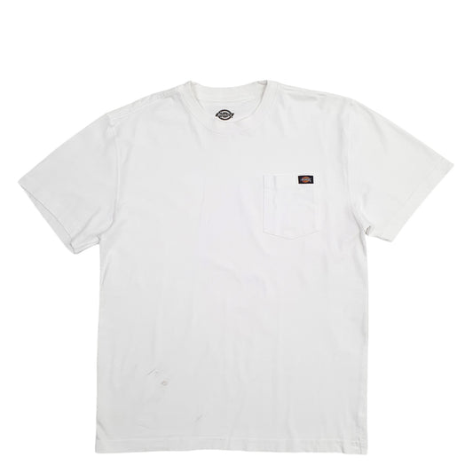 Mens White Dickies Short Sleeve T Shirt