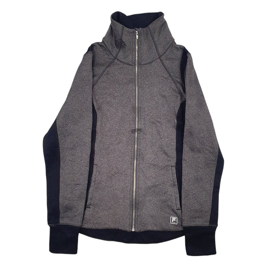 Womens Grey Fila Sport Full Zip Jumper