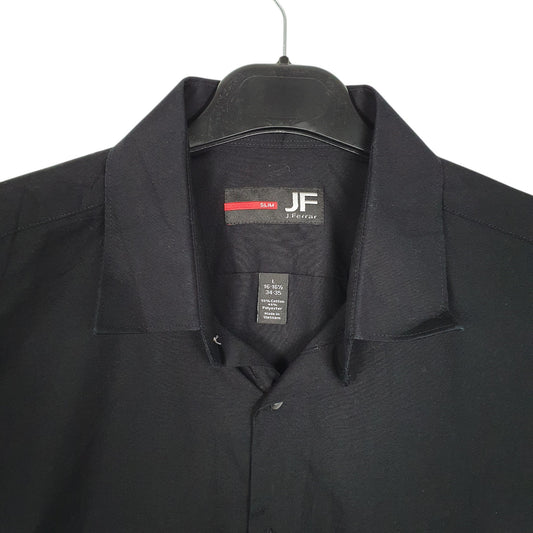 Mens Black J.Ferrar Long Sleeve Shirt