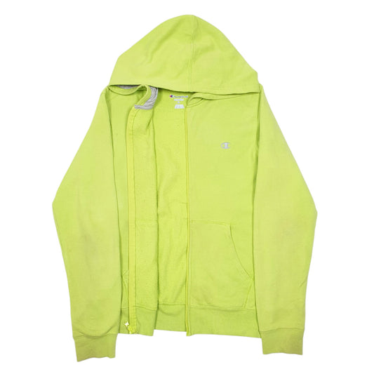 Womens Green Champion Hoodie Full Zip Jumper
