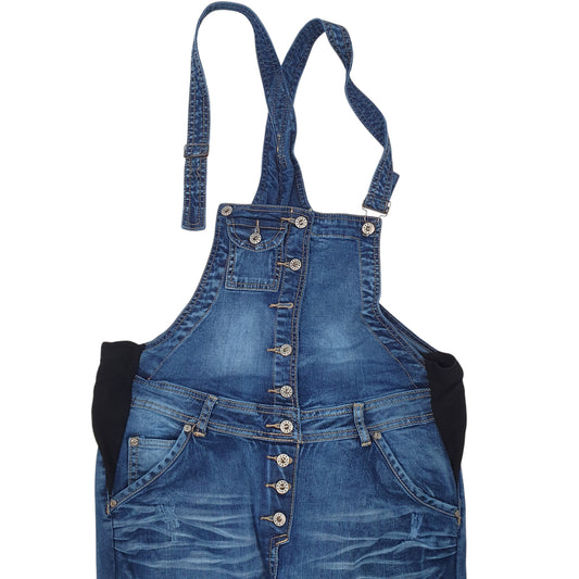 Womens Blue Unbranded Dungaree Trousers