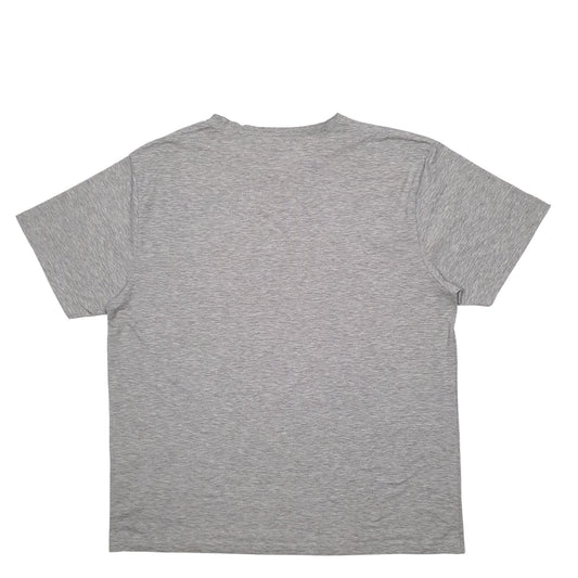 Mens Grey Lacoste Short Sleeve T Shirt