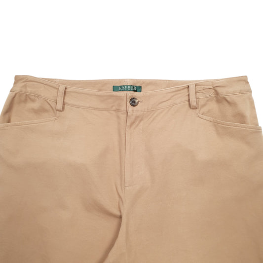 Womens Tan Ralph Lauren Chino Trousers