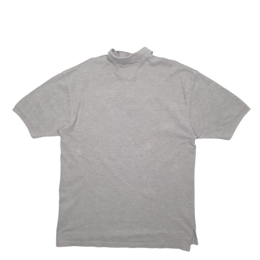 Mens Grey Tommy Hilfiger Short Sleeve Polo Shirt