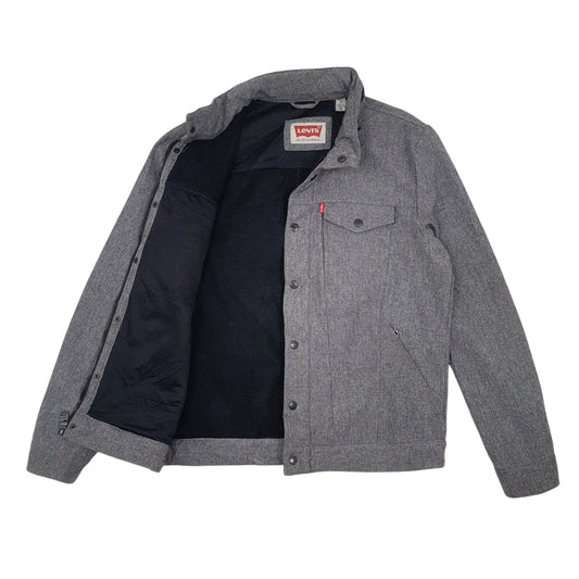 Mens Grey Levis Coat
