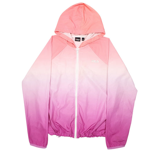 Womens Pink Champion Hooded Lightweight Coat