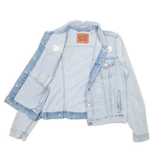 Womens Blue Levis Coat