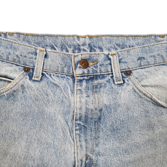 Mens Blue Levis Vintage Made In USA Two Horse Brand 90s Casual JeansW34 L29