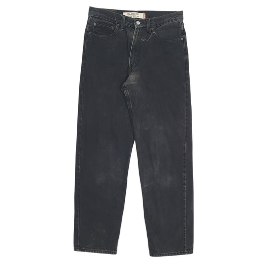 Mens Black Levis 550 JeansW33 L32