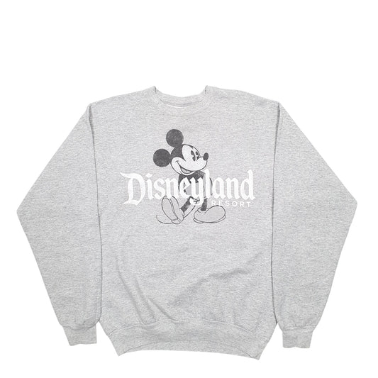 Womens Grey Disney Mickey Mouse Crewneck Jumper