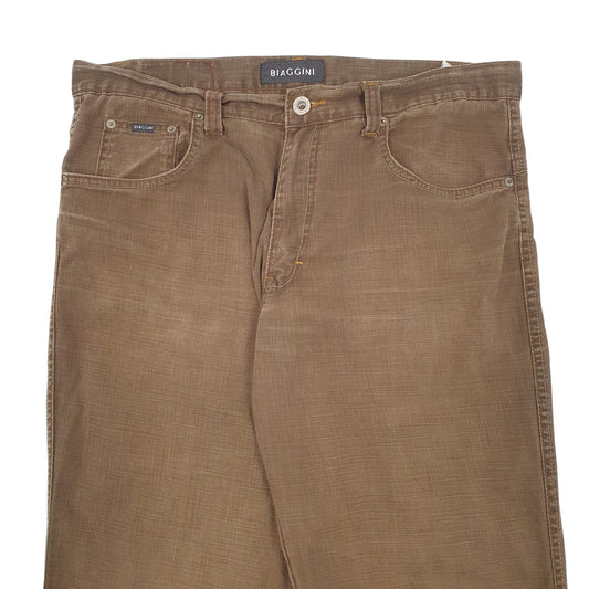 Mens Beige Biaggini Casual JeansW36 L32