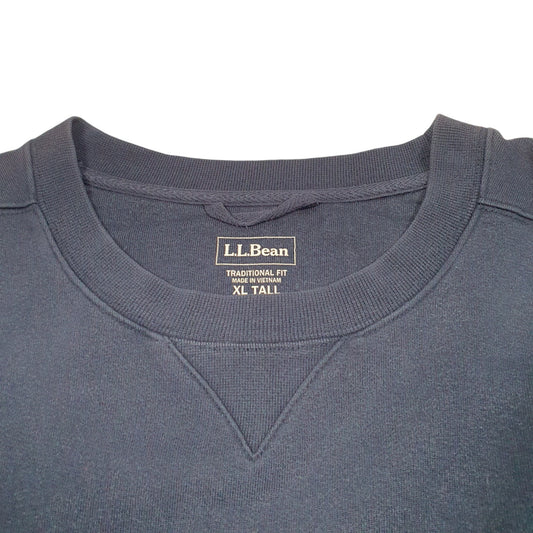 Mens Navy L.L.Bean Tall Crewneck Jumper