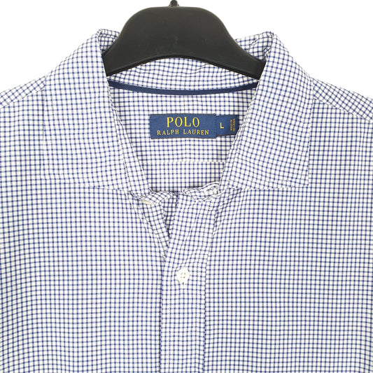 Mens Blue Polo Ralph Lauren Long Sleeve Shirt