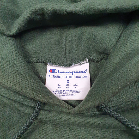 Mens Green Champion Washington University St Louis USA Hoodie Jumper