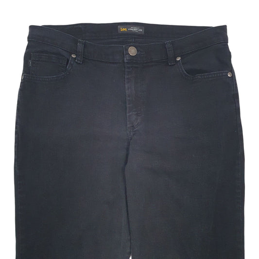 Womens Black Lee Relaxed JeansW33 L30