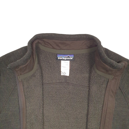 Womens Brown Patagonia Full Zip Jumper