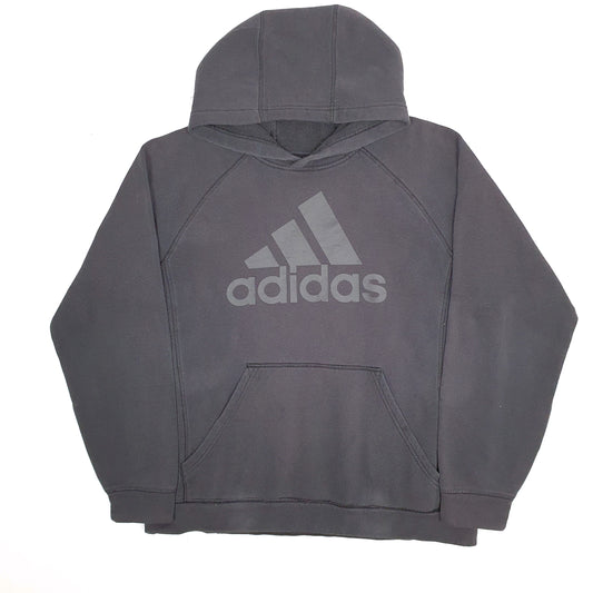 Mens Black Adidas Hoodie Jumper
