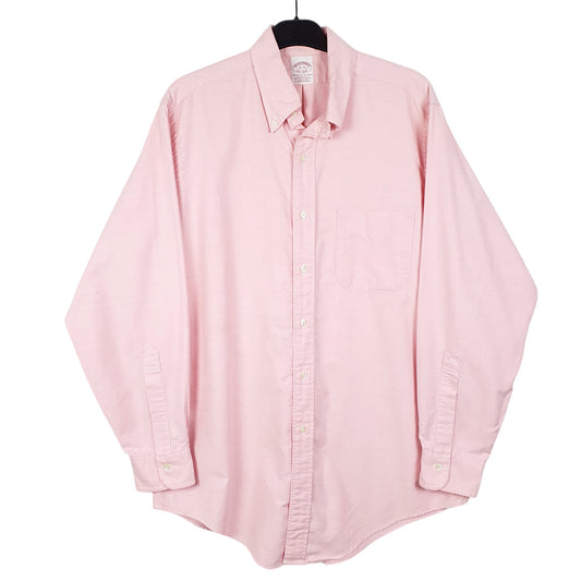 Mens Pink Brooks Brothers Long Sleeve Shirt