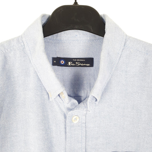 Mens Blue Ben Sherman Long Sleeve Shirt