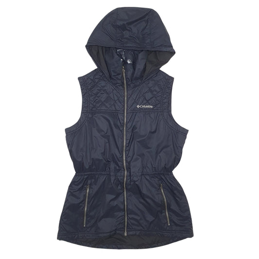 Womens Black Columbia Sportswear Company Hooded Padded Coat