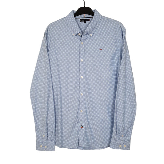 Mens Blue Tommy Hilfiger Long Sleeve Shirt